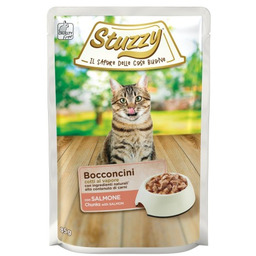 Stuzzy Bocconcini Karma Mokra dla Kota Łosoś