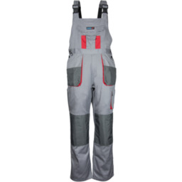 Spodnie ochronne ogrodniczki DEDRA BH3SO- XXL XXL/58, szare,