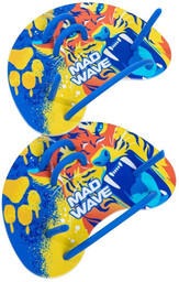 Mad wave finger paddles fun niebiesko/żółty