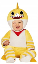 Strój Mały Rekin Żółty Rekina Baby Shark 80