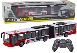 ZDALNIE STEROWANY AUTOBUS MIEJSKI CZERWONO-BIAŁY