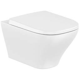 Roca Optica Rimless miska wisząca Vortex Biała A346V13000