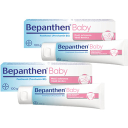 Zestaw Bepanthen Baby, maść ochronna przeciw odparzeniom pieluszkowym