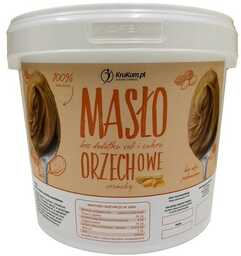 Pasta Orzechowa Crunchy 100% wiadro 5kg