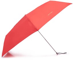 Parasol manualny krótki czerwony