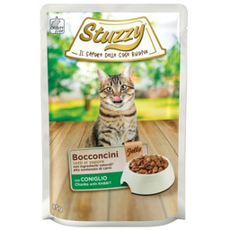 Stuzzy Bocconcini Karma Mokra dla Kota Królik
