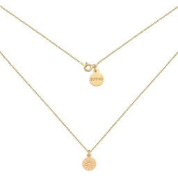 Pakamera Złoty naszyjnik ze słoneczkiem