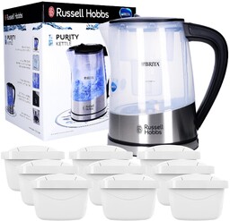Czajnik elektryczny filtrujący filtr Brita Maxtra 9 filtrów