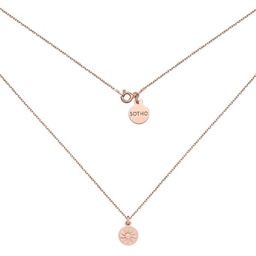Pakamera Naszyjnik z różowego złota ze słoneczkiem