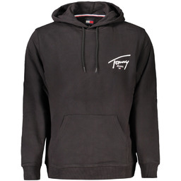 CZARNA BLUZA MĘSKA TOMMY HILFIGER BEZ ZAMKA