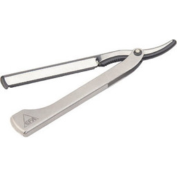 Efalock brzytwa fryzjerska, stal szlachetna, ergonomiczna, szara