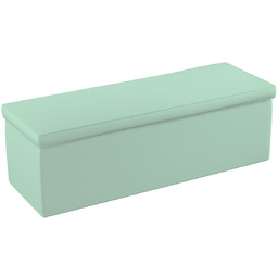 Skrzynia tapicerowana, zieleń eukaliptusa, 90 x 40 x