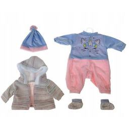 UBRANKO DLA LALKI BOBAS 45CM