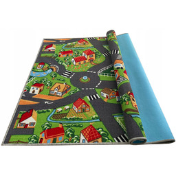 Dywan Dla Dziecka 200x400 2x4 Farma Wieś Miasto