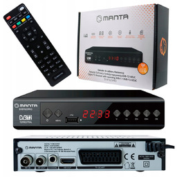 Dekoder MANTA DVBT025PRO Full HD DVB-T2/HEVC/H.265