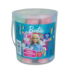 Kreda JUMBO wiaderko 10 sztuk Barbie Majewski MJ03287