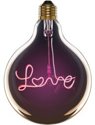 CELLULARLINE Żarówka LED Fancy Bulb Love Różowy 2W