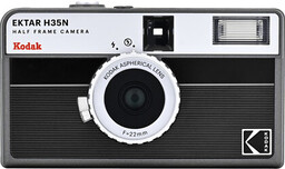 Kodak Półklatkowy aparat analogowy EKTAR H35N Striped Black