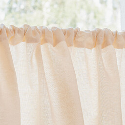 Markizeta Zazdrostka gotowa z ażurem 150x75 012 kremowa