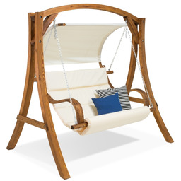 Huśtawka ogrodowa drewniana Bali Garden Point