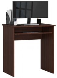 Małe biurko komputerowe, DESKO, 68x51x74 cm, wenge, mat
