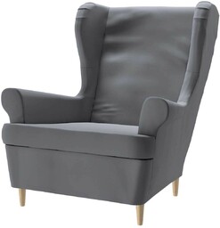 Pokrowiec na fotel Strandmon, slade Grey (szary), 82x100x101cm,
