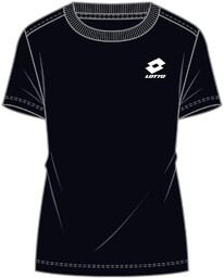 Lotto 1124012 Damska koszulka, Slim Fit Caviar L