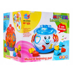 Tańczący garnuszek z pokrywką 2w1 dla dzieci 18m+