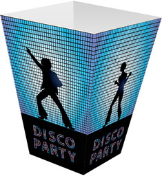 Pudełka na popcorn Disco - 6 szt.