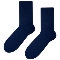 Skarpety męskie bezuciskowe bambus STEVEN 165 granatowe