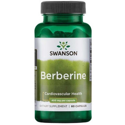 Berberyna 400 mg, Swanson, 60 kapsułek