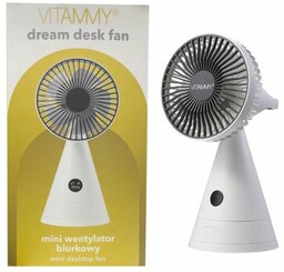 VITAMMY dream desk fan szary Mini wentylator biurkowy