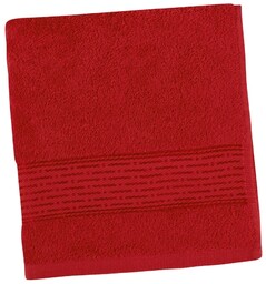 Ręcznik Kamilka Pasek czerwony, 50 x 100 cm