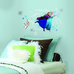 Naklejka Dekoracyjna Kraina Lodu Elza Anna Frozen Rmk2738Gm