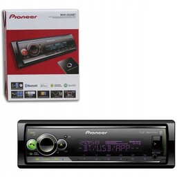 Pioneer MVH-S520BT Bluetooth Radio 1-DIN Aux MP3 Usb