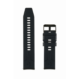 Pasek uniwersalny Garett silikonowy czarny 22 mm V