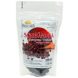 PROHERBIS Schisandra Cytryniec Chiński Niesiarkowany, 100 g