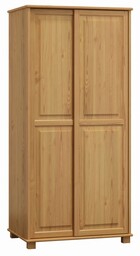 Szafa drewniana 2D nr6 drzwi przesuwne wieszak S90