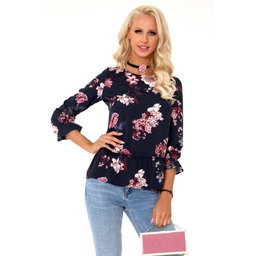 Bluzka damska Merribel Breanna Dark Blue