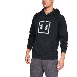 Under Armour Bluza Rival Fleece logo Hoodie Black