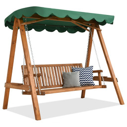 Drewniana huśtawka ogrodowa Haiti Garden Point