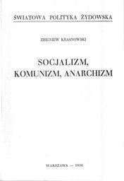 Socjalizm, komunizm, anarchizm