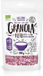 Diet-Food Granola Czarna Porzeczka Keto Bio 200 G