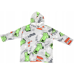 Kocobluza Minecraft Koc Z Kapturem Bluzowy Szlafrok Minecraft