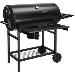 Edinos Węglowy grill beczka na kółkach P0-R44