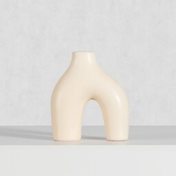 Wazon Unico 18cm beige, 15,5 x 6,5 x