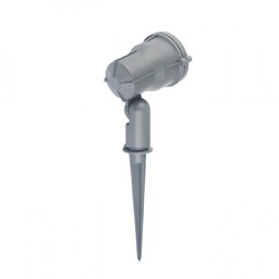 GARY lampa reflektor na klinie szara 230V LED