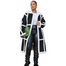 Prettylittlething Kożuch Plus Size Czarny 44 Ere