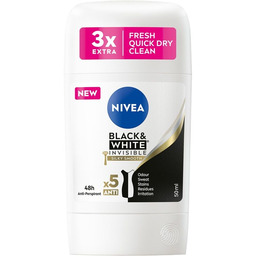 Black&White Invisible Silky Smooth antyperspirant w sztyfcie 50ml