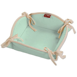 Koszyk, zieleń eukaliptusa, 20 x 20 cm, Loneta